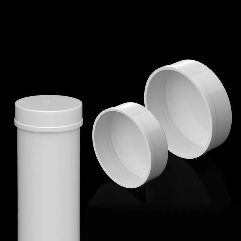 5-10PCS PVC Pipe End Cap, 20-110mm White/Red Thickened Plug Drainage Pool Irrigation System