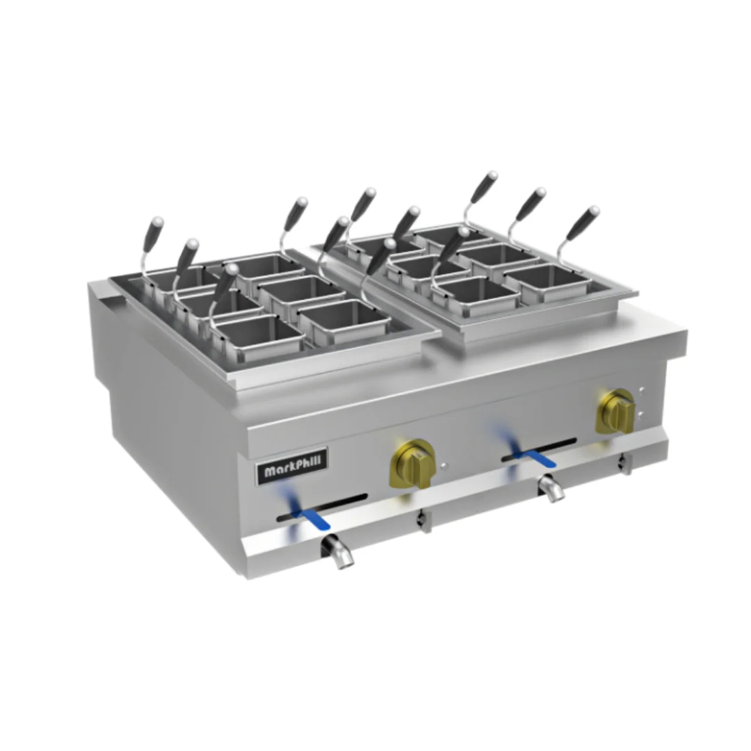 High Quality 6-Basket Counter Top Electric Pasta Cooker New Commercial Kitchen Machinery for Restaurants Cooking Equipment