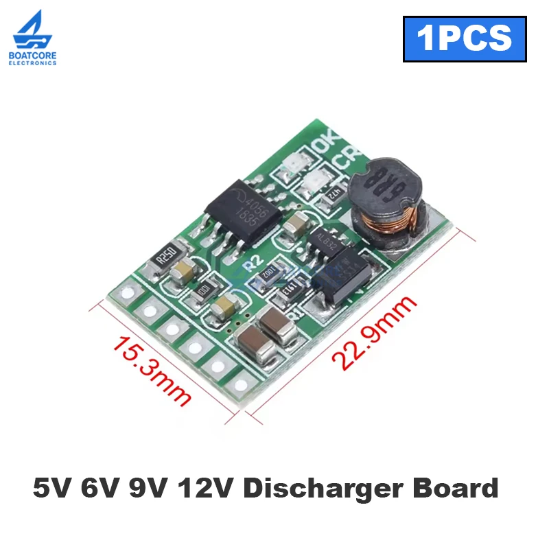 1PCS DC DC Converter Boost Module 3.7V 4.2V Charger 5V 6V 9V 12V Discharger Board for DIY Solar Mobile Power Charger Module