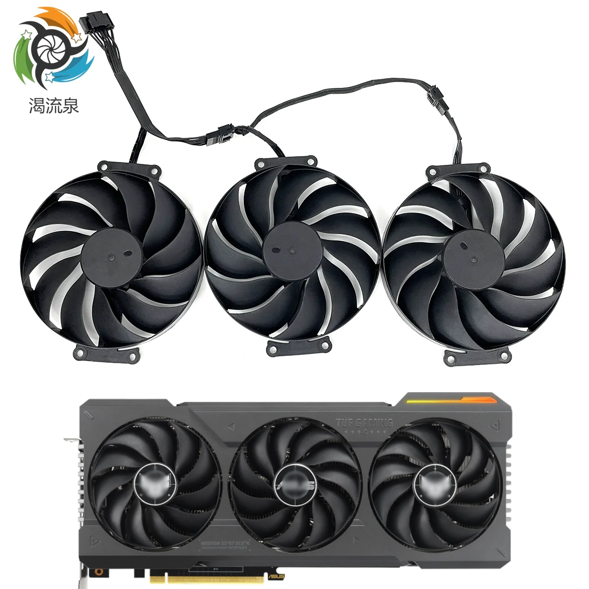 89mm CF9015U12D Cooling Fan For ASUS TUF Gaming GeForce RTX 4070 4070 Ti 12GB GDDR6X OC Edition Graphics Card Cooler Fan