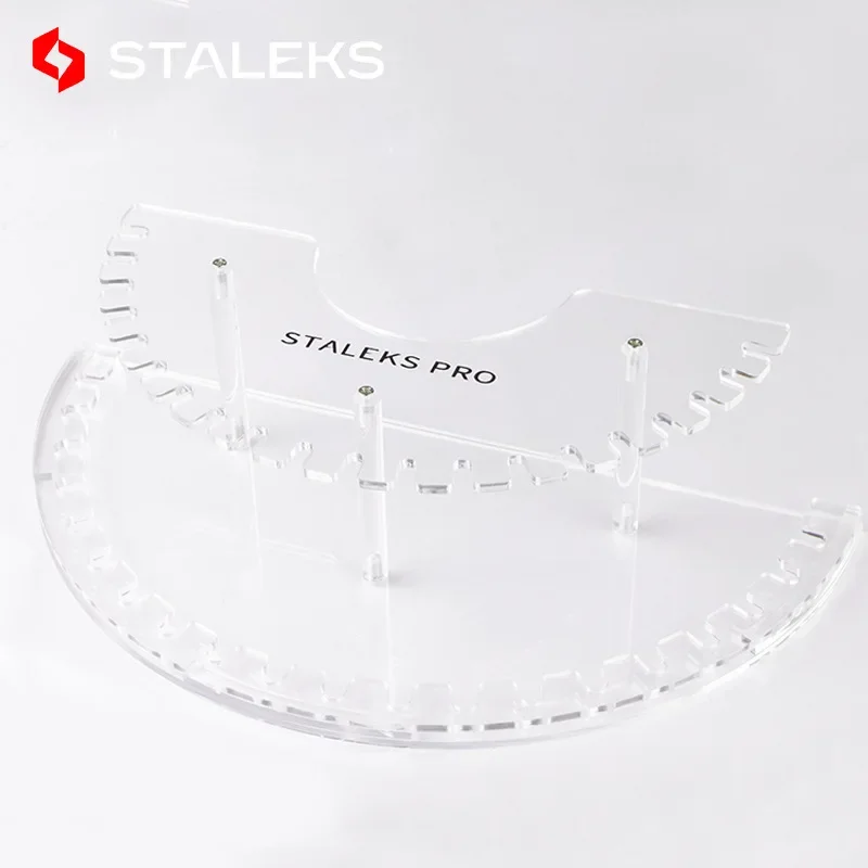 STALEKS PRO 20 Slots Tweezers Storage Display Stand Acrylic Double layers Showing Shelf