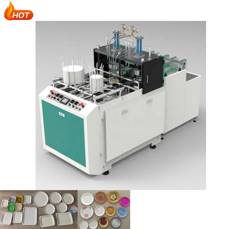 Automatic Paper Plate Machine Stable Performance Medium Speed Machinery Paper Cup Machine for Customized Cup Sizes