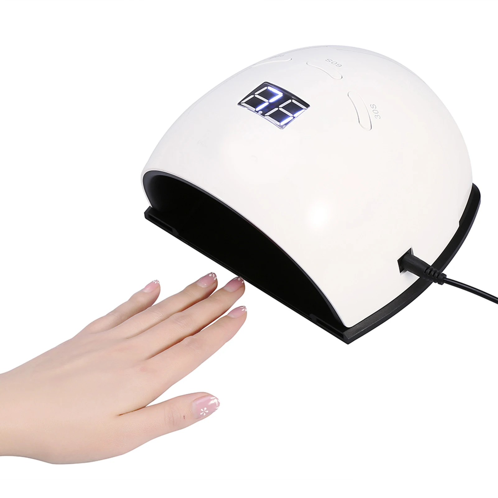 Smart Sensor LED Digital Display UVLED Nail Lamp Nail Dryer for Nail Gel Polish Curing with Smart Sensor Manicure Pedicure Tool