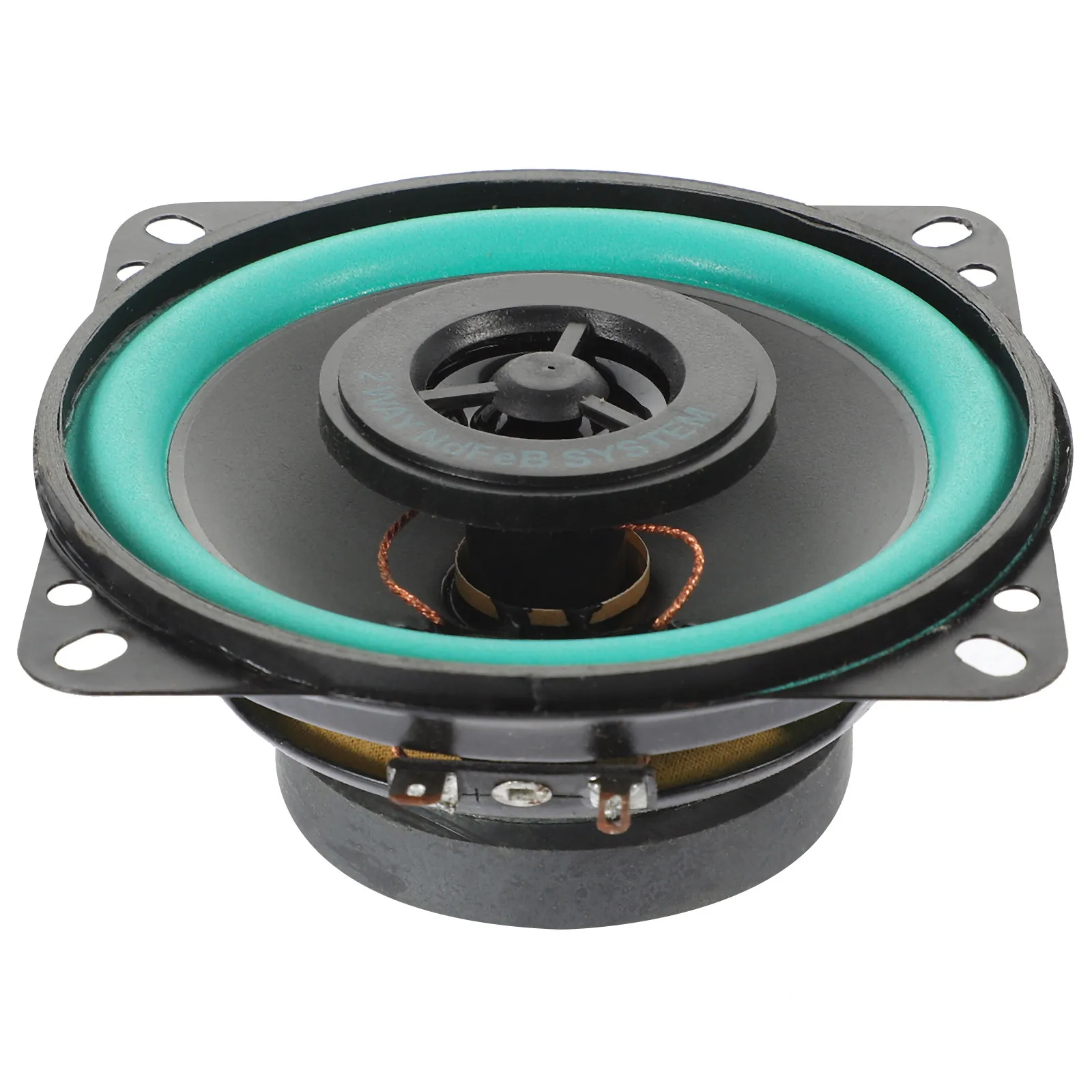 4 Inch Car Door Speaker Raised Design Bass Loud Clear Vocals High Performance Loudspeaker for Vehicle Audio System Car Interior