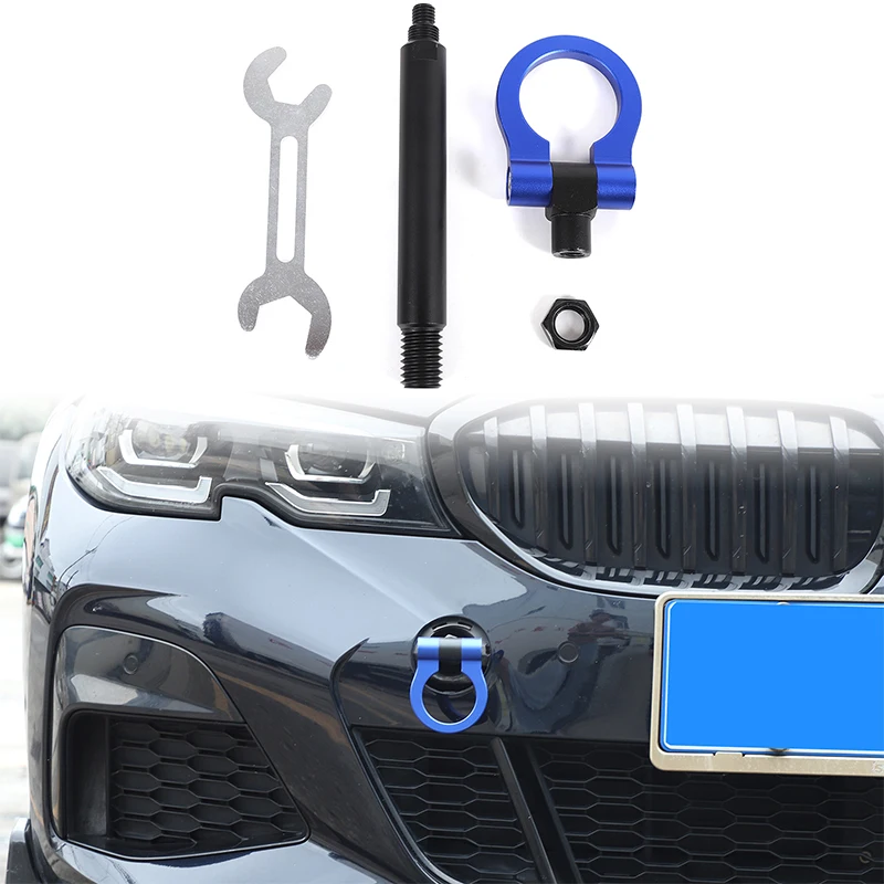 Front Rear Bumper Tow Hook Aluminum Alloy Carbon Steel Car Recovery Towing Hook Car Accessories For BMW 3 Series G20 2020-2026