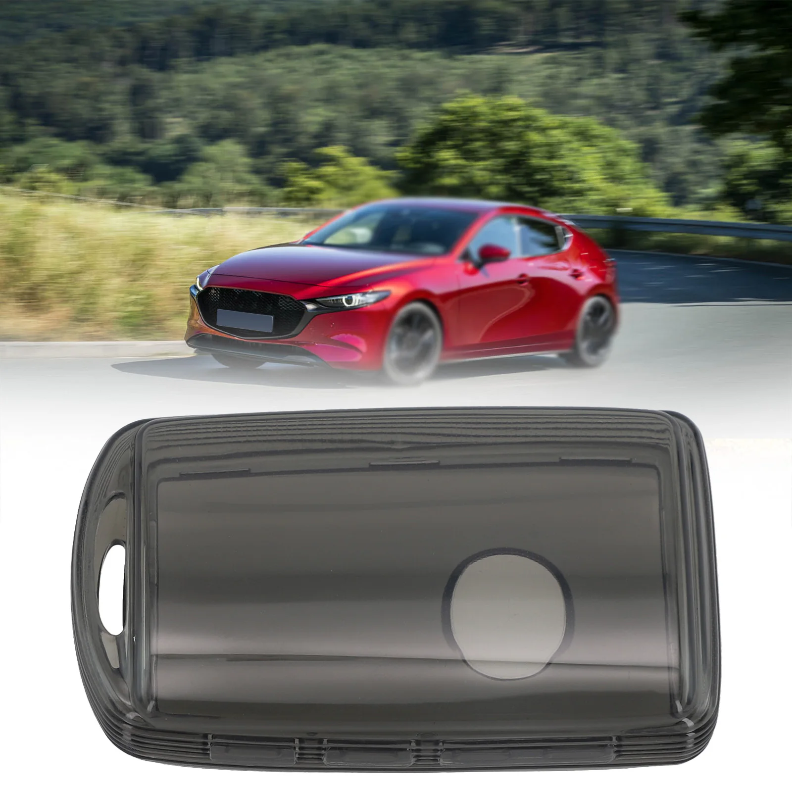 1PC For Black Transparent Key Case Cover For Mazda 3 For CX5  For CX9 CX30 CX50 CX90 /TPU Car Key Case Cover Shell Keyless Parts