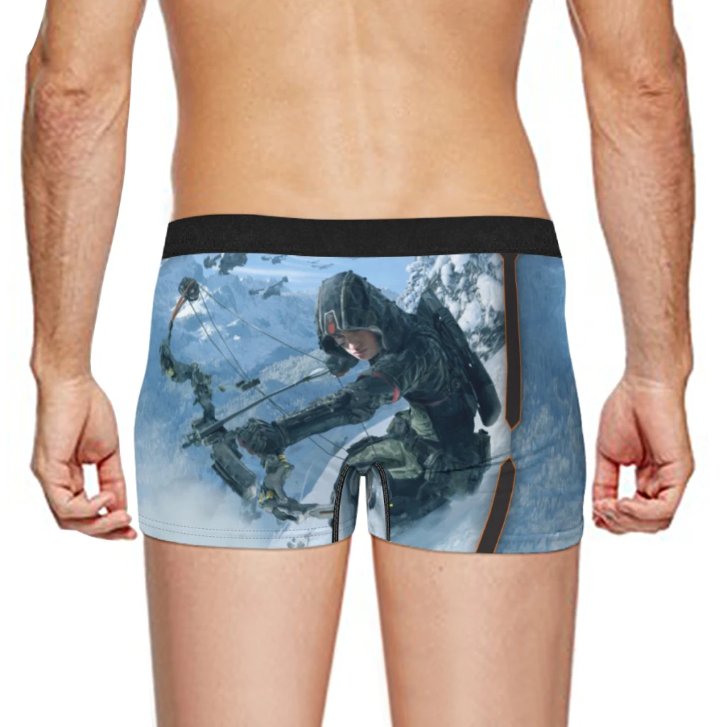 Call-of-Duty Breathable milk Silk Boyshorts Elastic Men's Underwear 3D Boxer Shorts Boxer Briefs