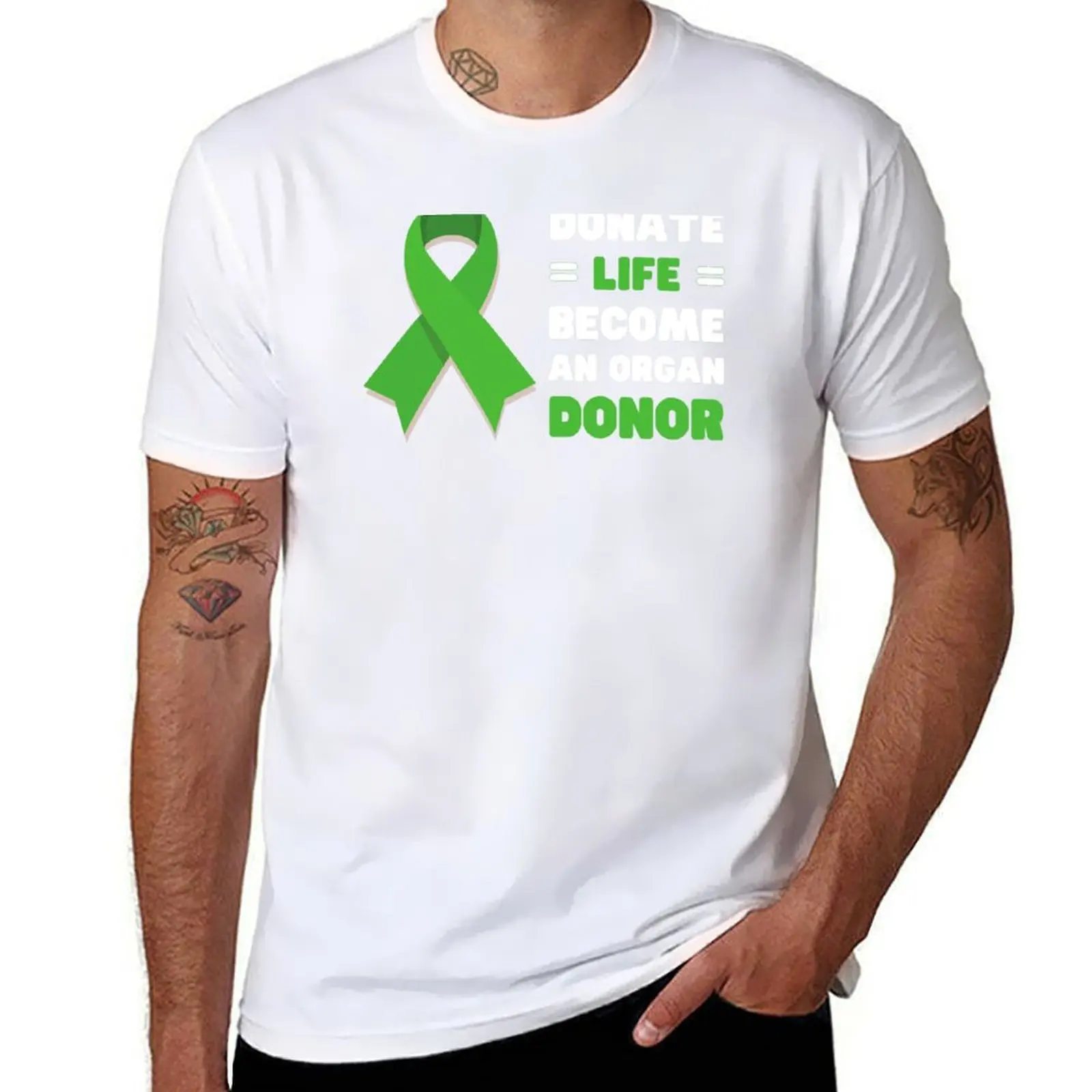 

DONATE LIFE, SAVE A LIFE, BECOME AN ORGAN DONOR T-Shirt funny t shirts cotton t shirts with prints T-Shirt