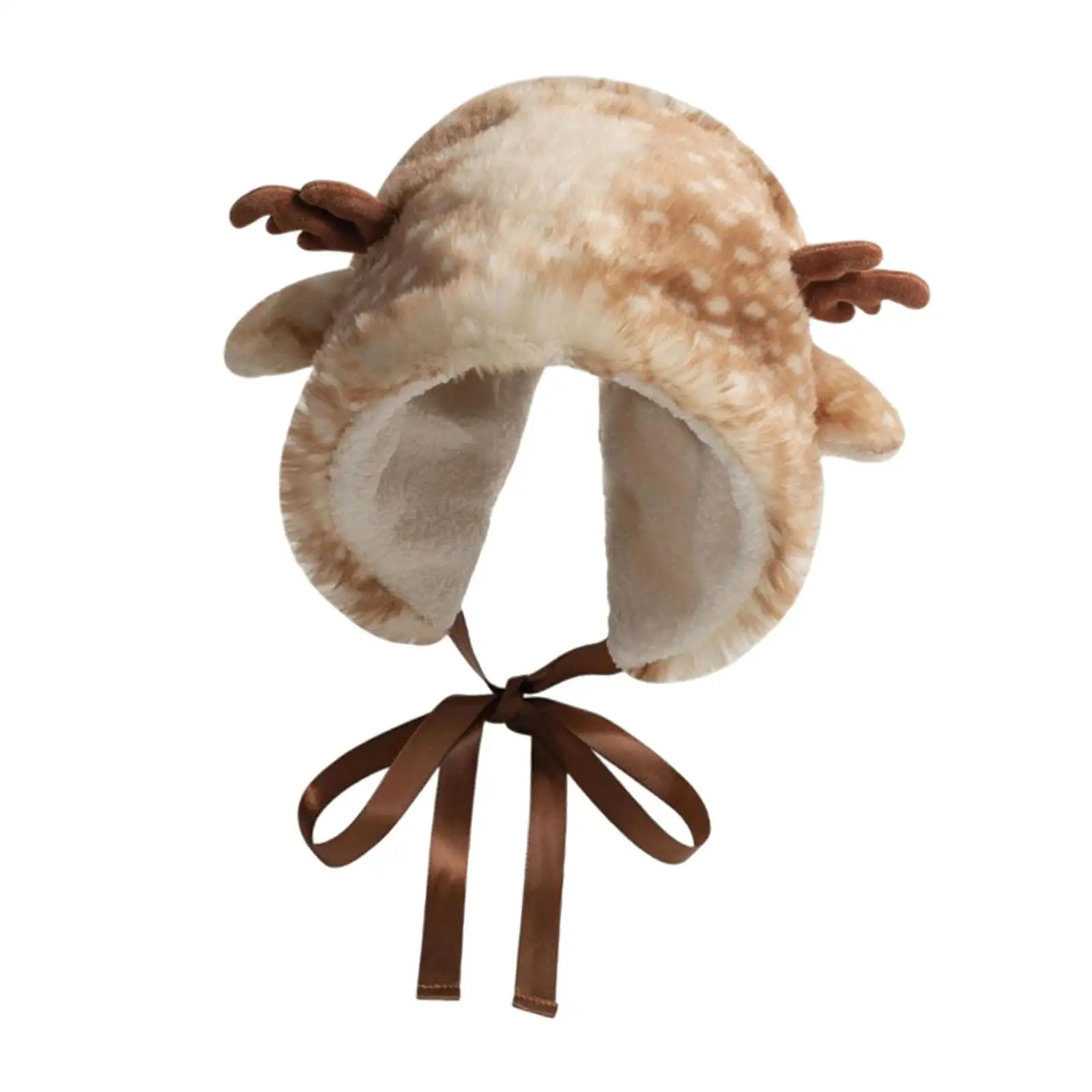 قبعة عيد الميلاد على شكل حيوان صور الدعائم الجدة خفيفة الوزن جميلة القطيفة الأيائل