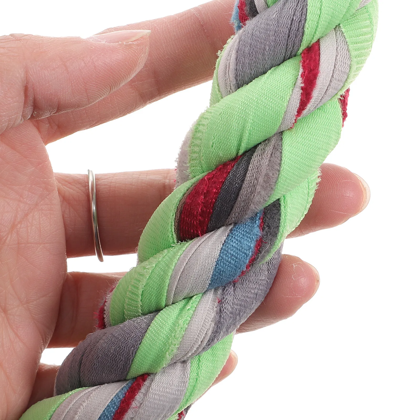 

Cloth Tug of War Rope Twisted Design for Tug-of-War Competition School Sports Day Field Building Cooperation Game Rope