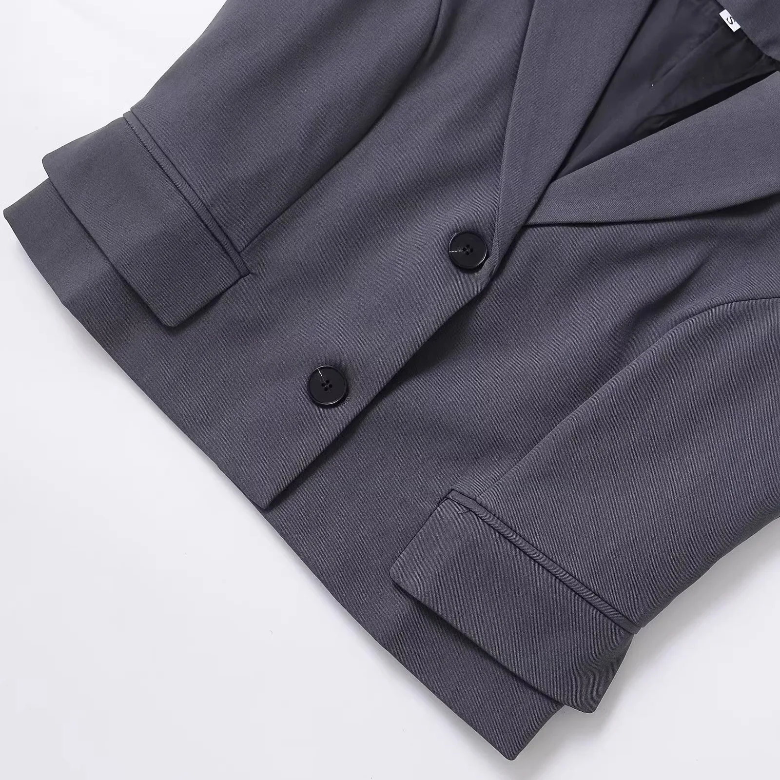 سترة نسائية عصرية جديدة بدون أكمام من JNLEAOG لفصل الخريف، تصميم أنيق بياقة قابلة للطي، مصنوعة من ألياف البوليستر