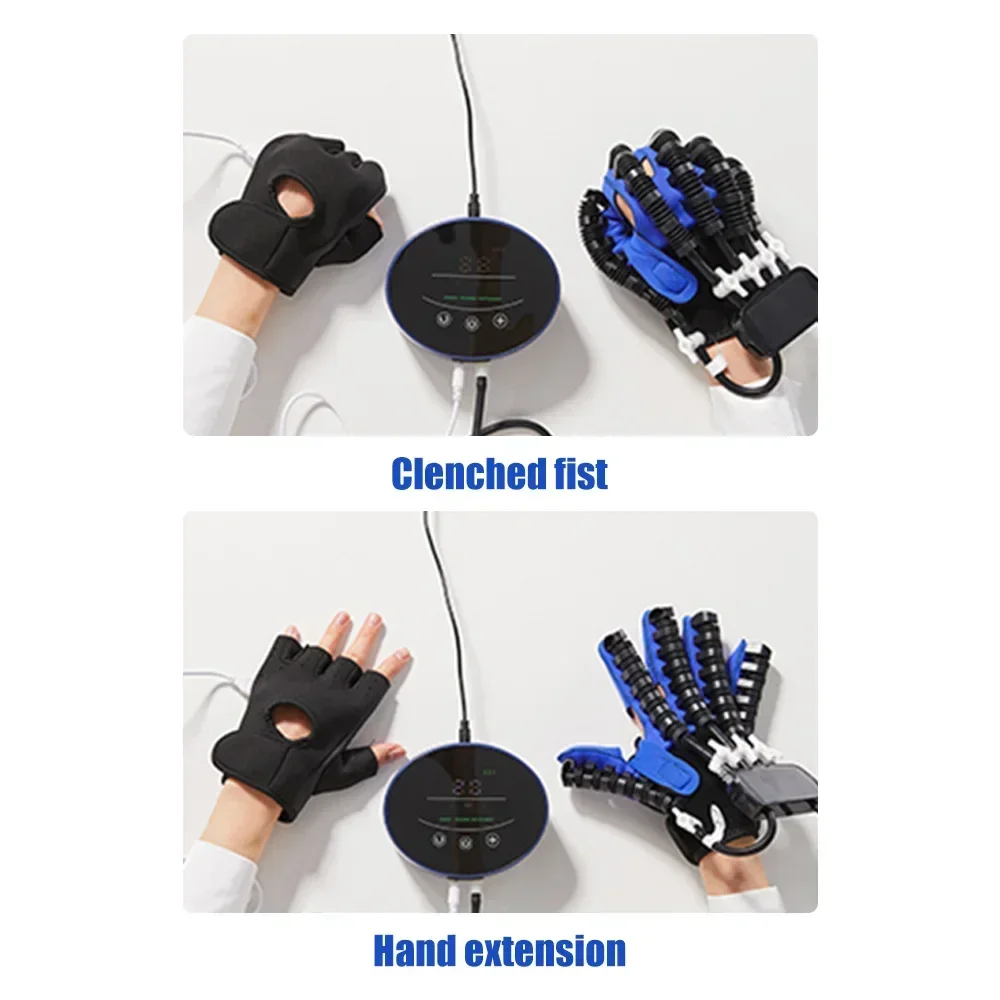 Rehabilitation Roboter Handschuh Handgerät Finger Trainingshandschuhe Schlaganfall Hemiplegie Geräte Rehabilitation Handfunktion Erholung