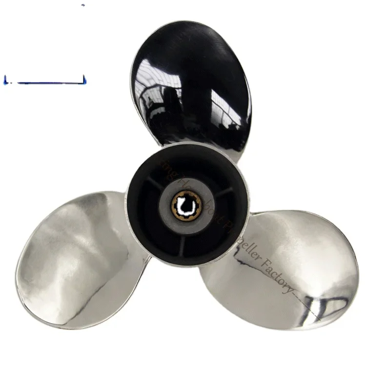 

8-15 HP Stainless Steel Marine Propellers For YAMAHA Outboard Engine 8 Tooth Spine