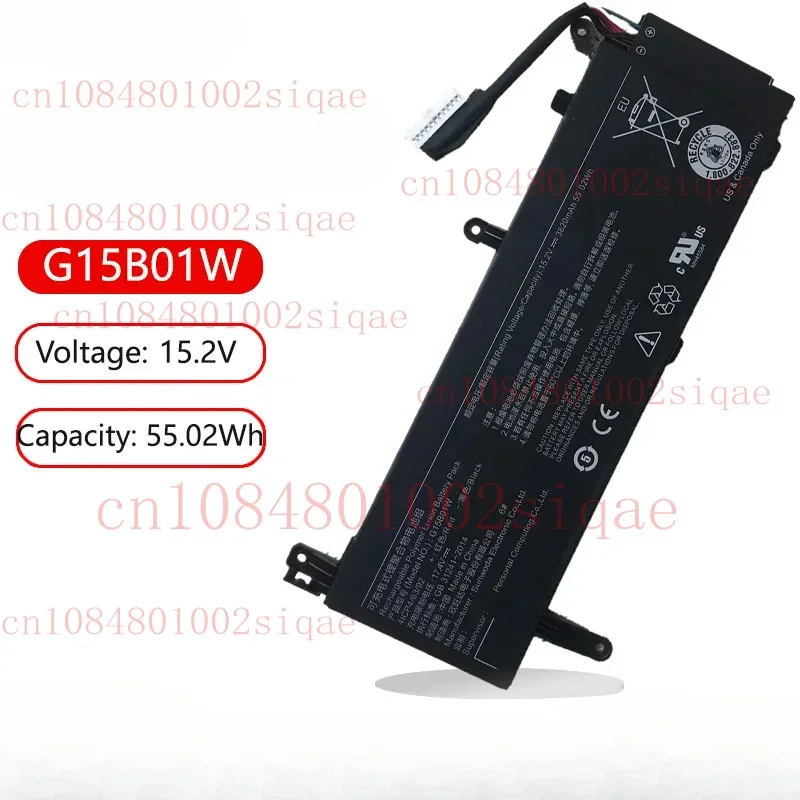 

G15B01W Аккумулятор для ноутбука Xiaomi Gaming Laptop 15,6 дюйма TM1705 TM18101 i5 7300HQ GTX1050 GTX1060 1050Ti/1060 171502-A1, Intel 8750