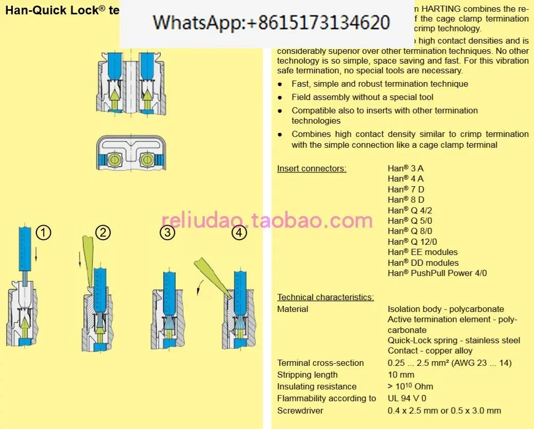 Imagem -04 - Hick q5 0-ql Conector Alemão 09120052633 Plugue Rápido Macho Original Estoque em Estoque