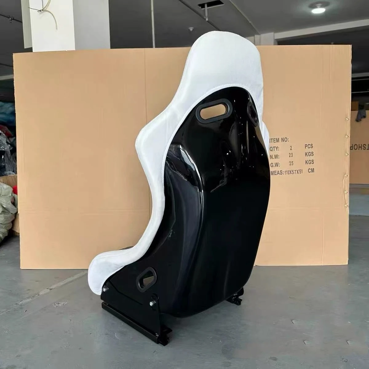 YJQ integrated racing seat with slide rail modified car seat adjustable VR profile