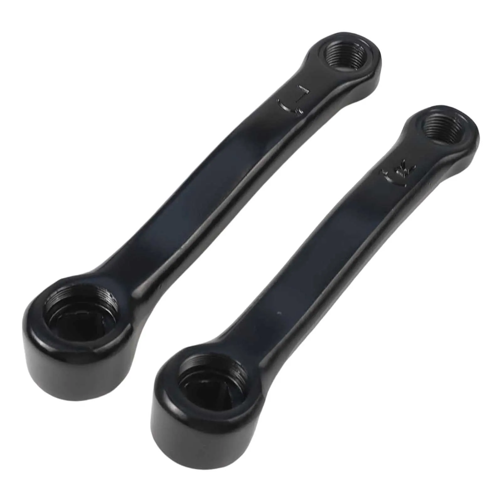 1pcs Exercise Bike Crank 127mm 9/16-20 Iron Left/Right Square Hole Crank Indoor Sports Dynamic Bicycle Crank Replace Accessories