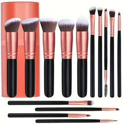 8/16Pcs Makeup Brushes Set Super Soft For Loose Eyeshadow Cosmetic Foundation Blush Powder Highlight Blending Makeup Brush Tools