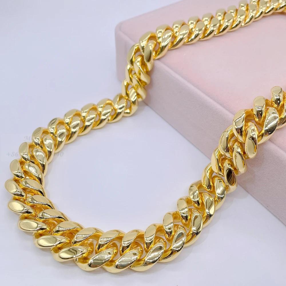 

Wholesale Mens Titanium Stainless Steel Cuban Link Necklace Miami Cuban Link Chain Miami Cuban Chain