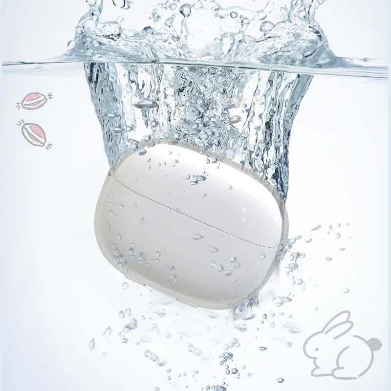 غطاء واقي شفاف مع سلسلة مفاتيح ، كرتون لطيف ، حالة رائد فضاء لـ Xiaomi Redmi Buds 5 Pro ، TPU