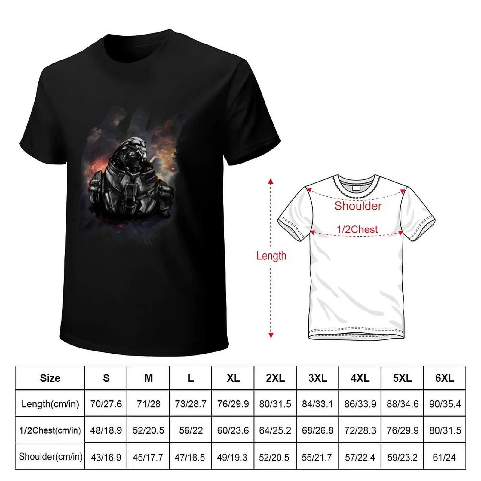 Forgive the insubordination - Galaxy [Garrus Fanart] T-Shirt Durable Work Wear T-Shirt