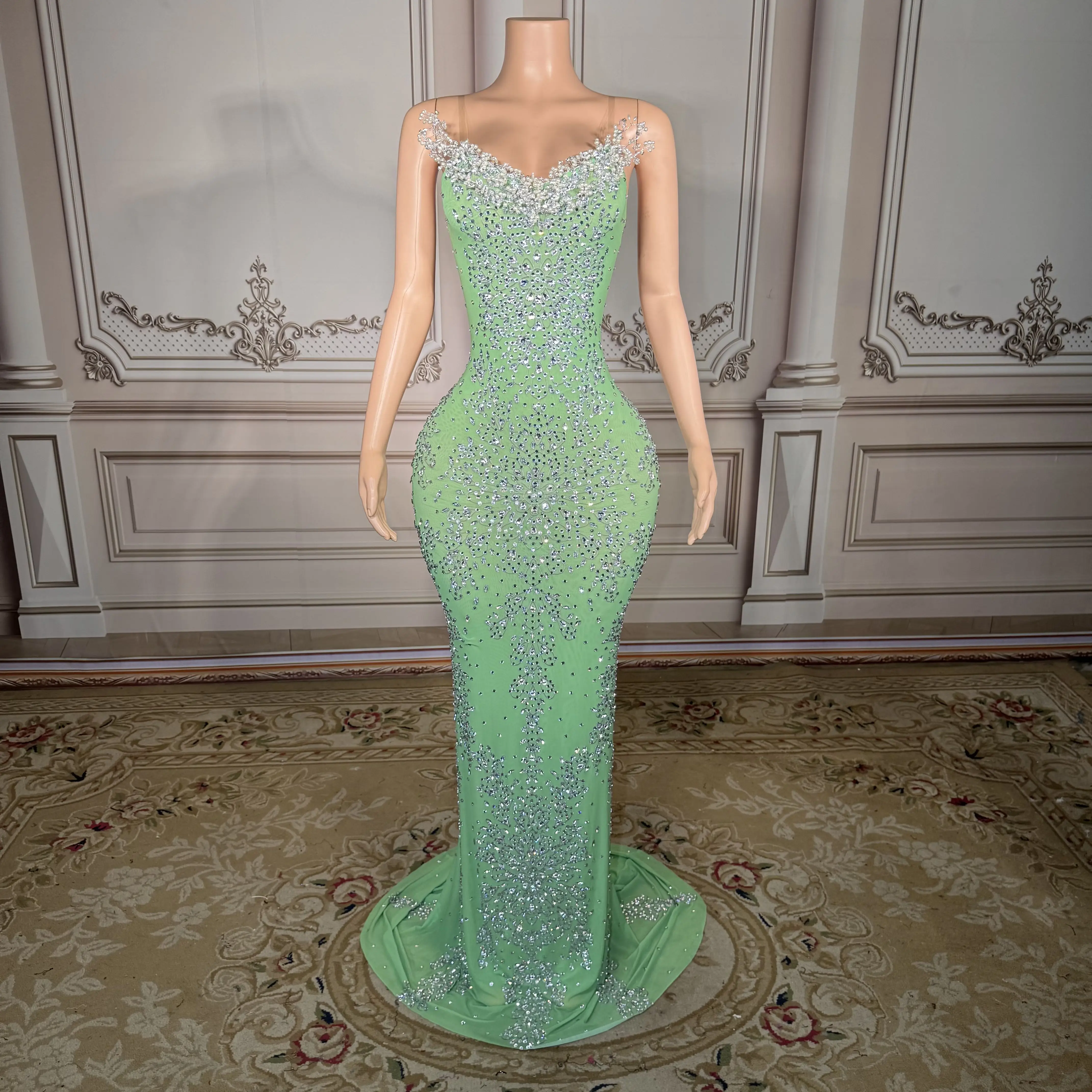 Zd Green Rhinestone…