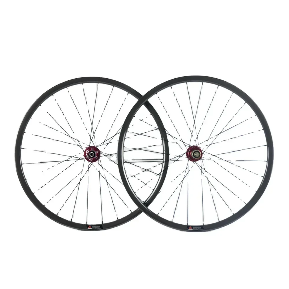 29er Flower Drum Carbon Fiber Mountain Bike Wheel 25 * 27mm Tubeless, with Powerway/DT350