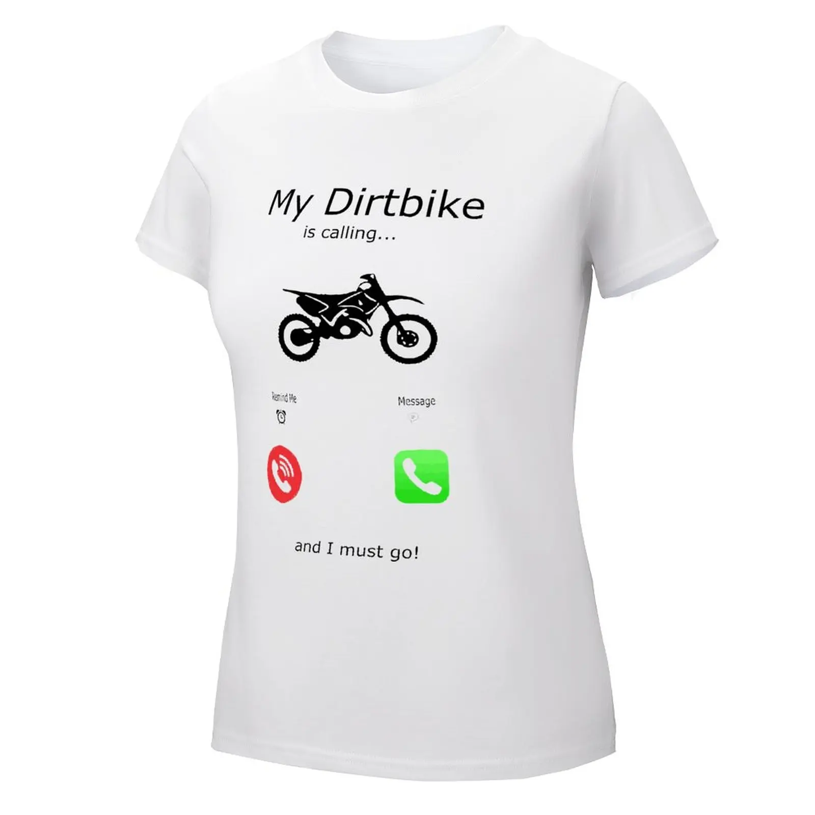 Thumbnail 3 of 3 Dirt Bike Calling Yythkg Crewneck T-shirt Sport T-shirts Creative Cute Home