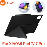 100% Original Xiaomi Magnetic Case For XIAOMI Pad 7 11.2inch XIAOMI Pad 7 Pro Protective Shell Smart Wake-up PU Material Bracket