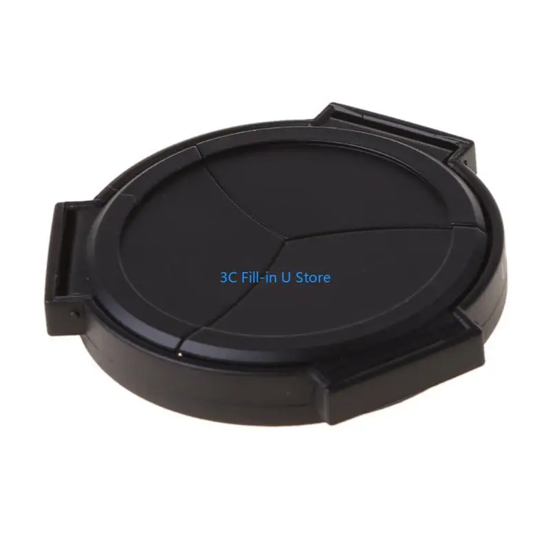 G8TA Professional Self-Retaining Black Auto Open Close Auto Lens Cap For