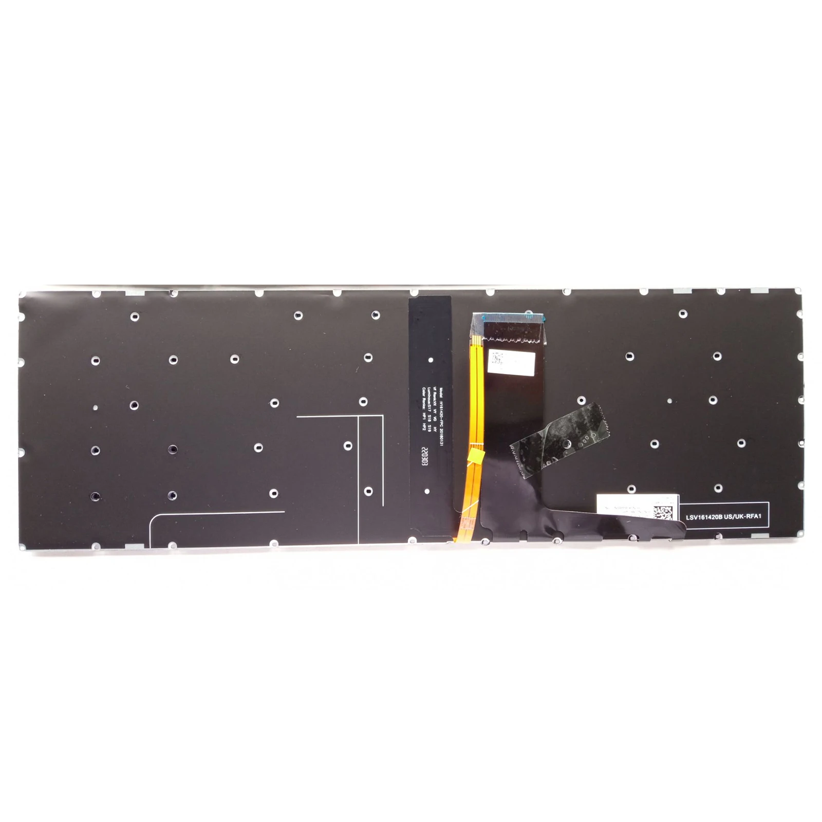 Imagem -03 - Teclado Retroiluminado ru para Lenovo Lenovo Ideapad L340 L34015 L340-17 L340-15irh Blue