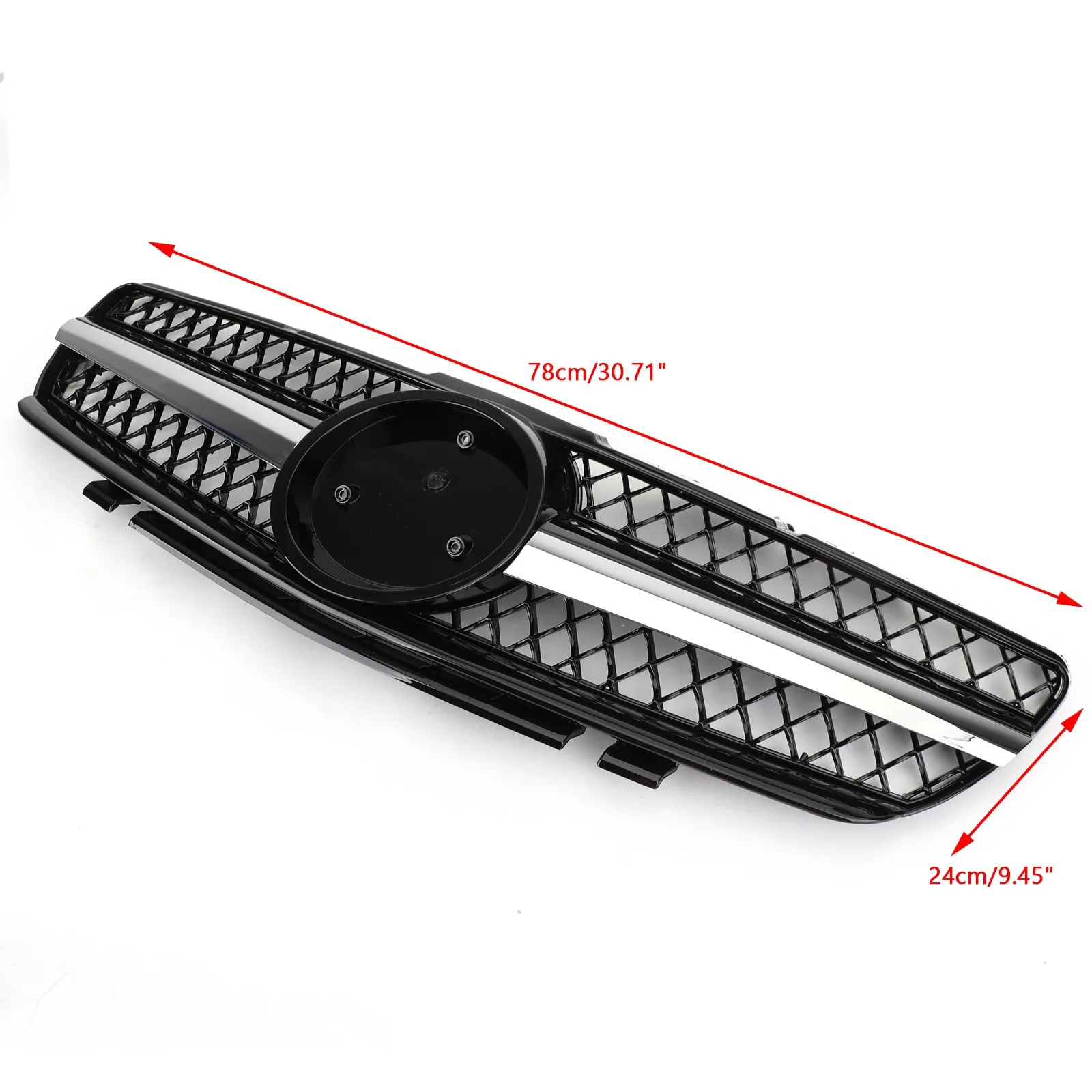 Artudatech Front Bumper Grill Grille Fit Mercedes R230 SL500 SL600 2003 2004 2005 2006 1 Fin Star