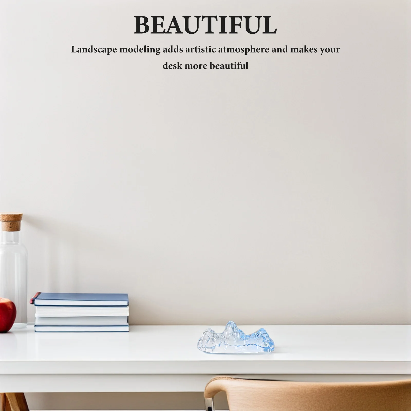 

Design Glass Calligraphy Brush Holder Pen Rest Stand Decorative Paperweight Artistic Writing Tool Chinese