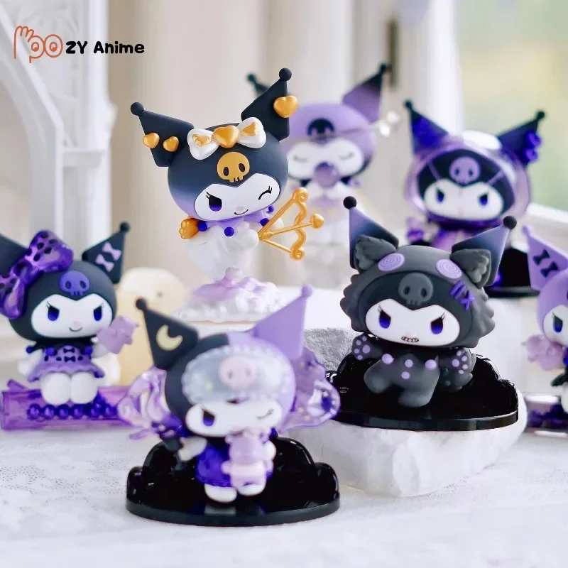 Genuine TOPTOY Sanrio Kuromi Werewolf Series Mysterious Blind Box Collectible Figure Model Mysterious Box Girl Doll Holiday Gift