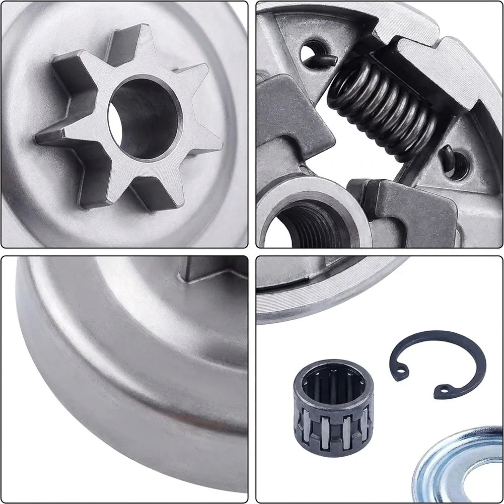 Metal Clutch Drum And Clutch Assembly Set For MS261 MS271 MS291 For Chainsaw Repair Kit Including Bearing Washer E-ring