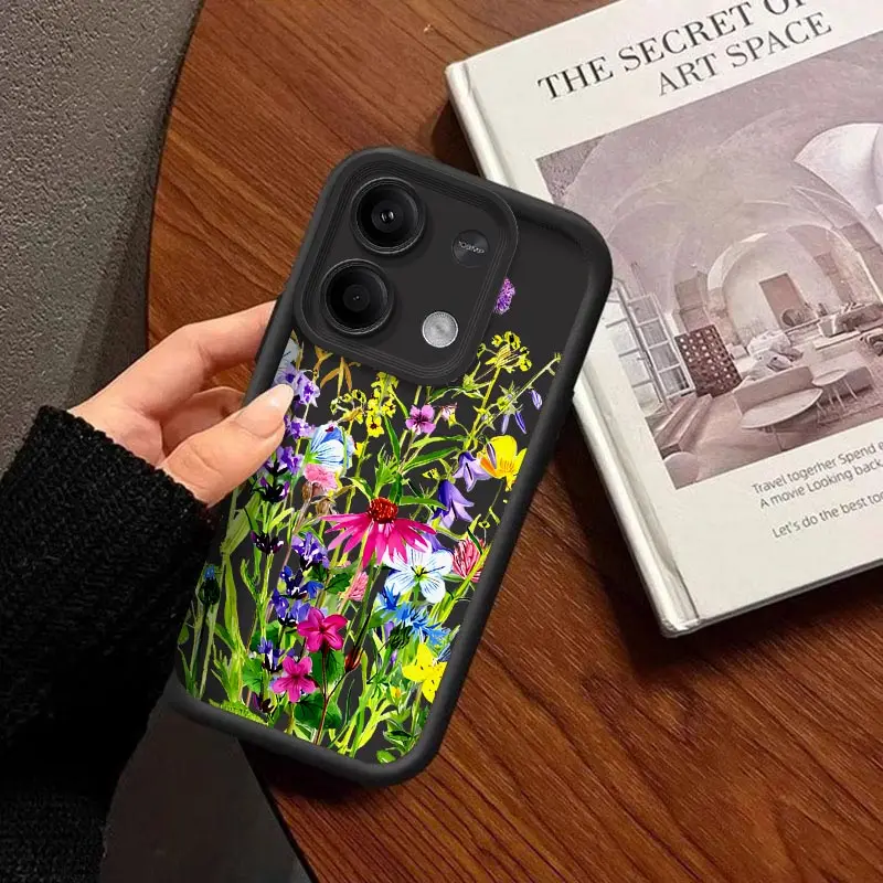 

Note 13 Green grass Sky Eye Bracelet Phone Case For Xiaomi Redmi Note 13 13R 14Pro 13Pro 12R 14S 12Pro 12 14 12TURBO Cover