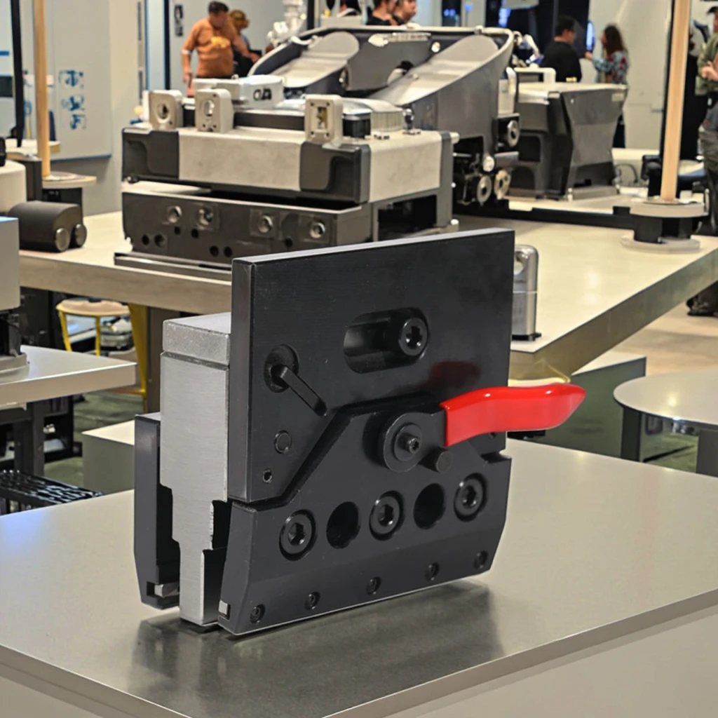 

Shark Tooling Double Sided Fast Change Press Brake Punch Holder Clamp Model Mold For Amada European Type Press Brakes Machinery