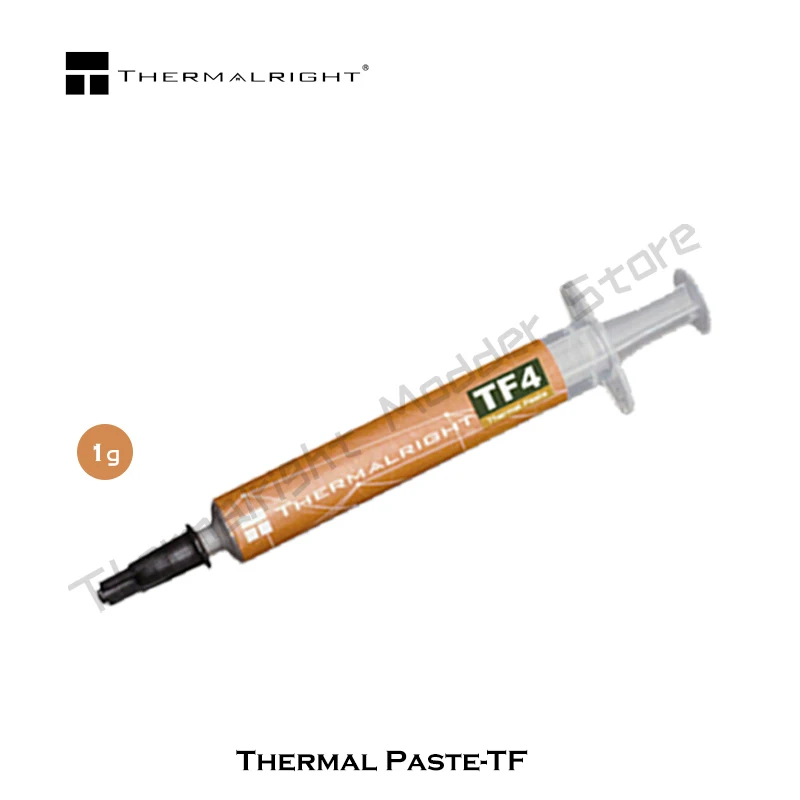 Thermalright-Pasta Térmica de Silicone, CPU Graxa Cooling Notebook, Desktop, TF4, TF7, 1g, 1.5g, 2g, 9.5 W/M-K, 12.8 W/M-K