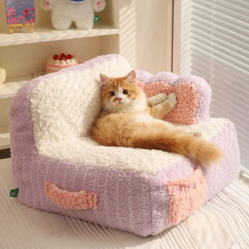 Winter cold and warm Internet celebrities thickened pet small and medium nest y