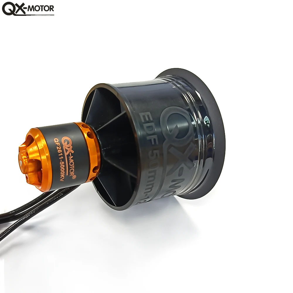 QX-MOTOR Wentylator kanałowy 50 mm EDF z 12 łopatkami i silnikiem bezszczotkowym QF2611 3300KV 4000KV 4600KV 5000KV CWCCW 40A / 50A ESC