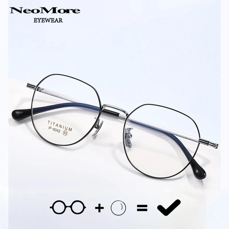 

Simple Student Myopia Glasses Ultra Light Titanium Multifocal Presbyopia Glasses Multi Focus Progressive Eye Glasses Spectacles