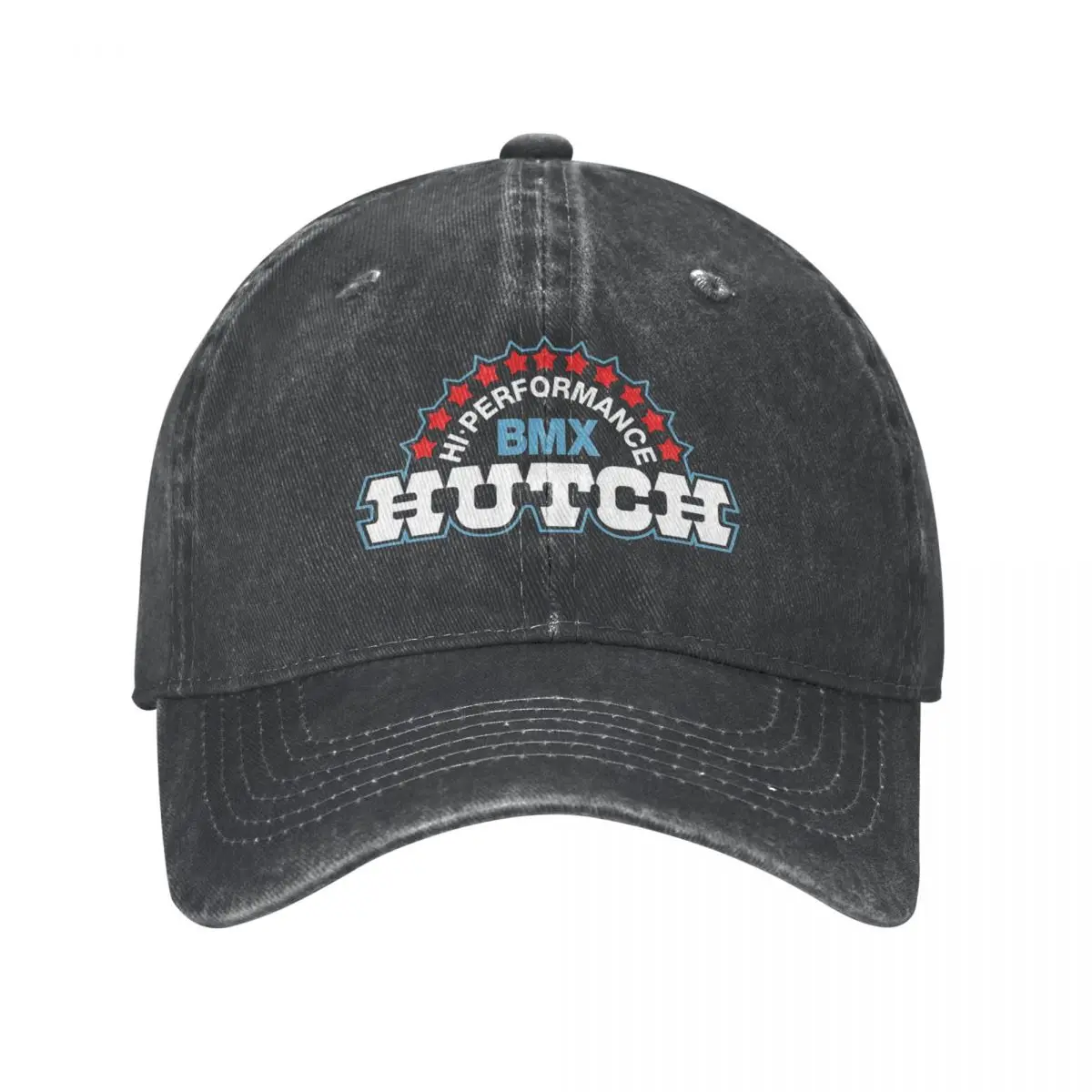 Hutch Hi-Performance BMX Red White Blue Black Tim Judge Baseball Caps Denim Fabric Hats Casquette Sports Baseball Cowboy Hat