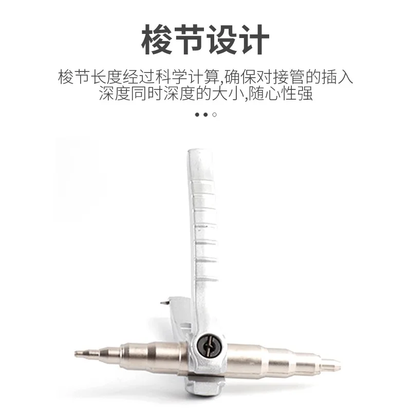 Expansor y llamarada de tubo Manual Universal para reparación de tubos de cobre, aluminio, frigorífico, aire acondicionado y refrigeración