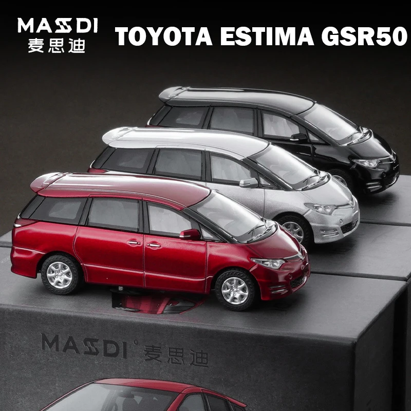 

MASSDI 1/64 ESTIMA GSR50 metal diecast cars collection models Diecast Toys For Boys collect ornaments