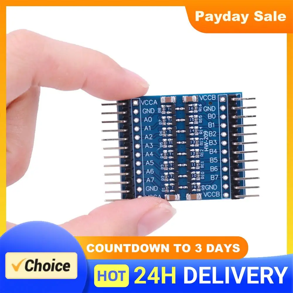 8 Channel Logic Level Switching Shifter IIC UART SPI TTL Level Converter IO Bidirectional Mutual Converter for Raspberry Pi