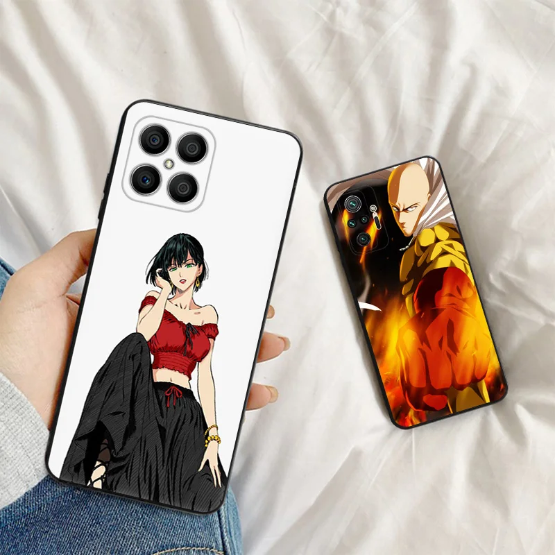 Soft Anti-Drop Phone Case For Honor X7b X6 70 90 X8 b X9A X9B Magic5 Pro X8A X6A One Punch Man Anime Pixel 8A 7A 6A 6 7 8 Cover image 2