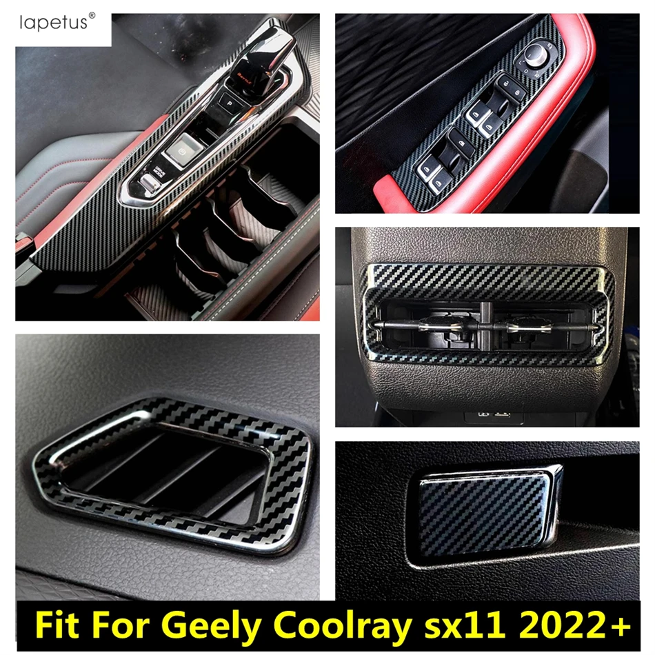 

Shift Gear P Button Panel / Rear Box AC Vent / Glove Box / Window Lift Cover Trim Accessories For Geely Coolray sx11 2022 2023