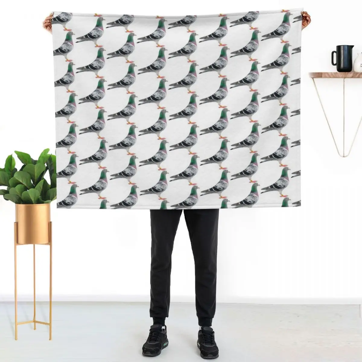 Racing pigeon Throw Blanket wednesday Shaggy Sofa Throw Blankets For Bed For Baby Hairys Blankets