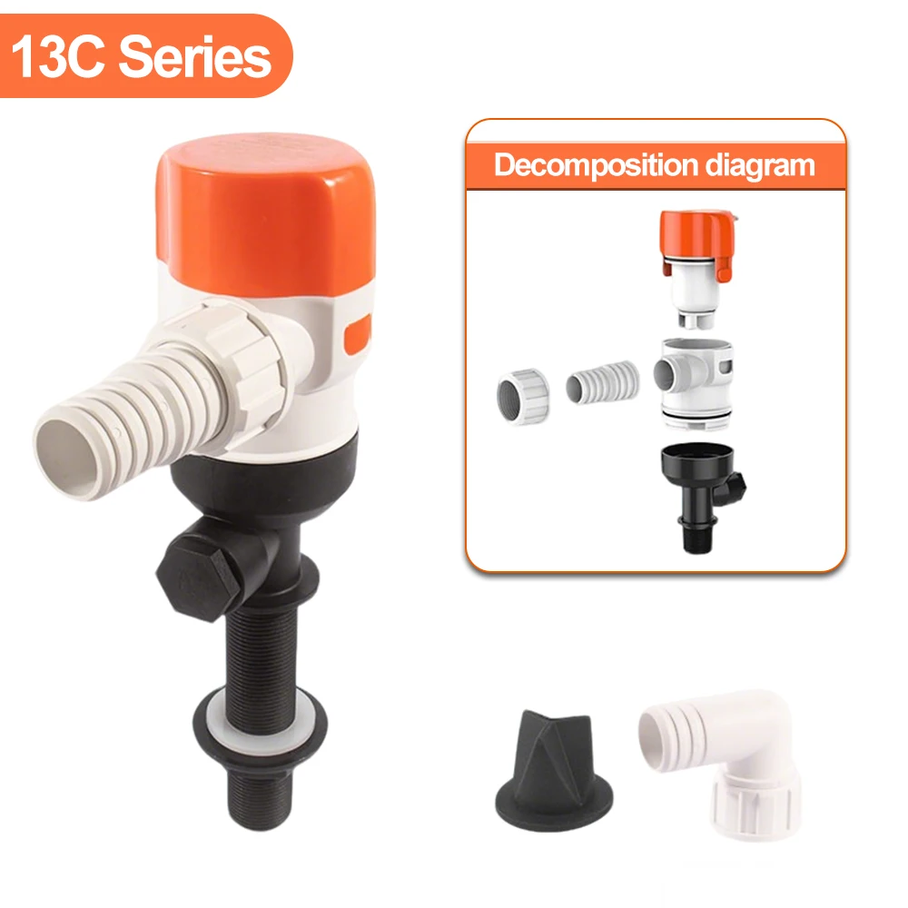DC12V Yacht Aerator Bait Pump Livewell DC Submersible Pump for Lures, Sea Fishing, Boat Fishing, Etc.Boat Water Pump - view 4