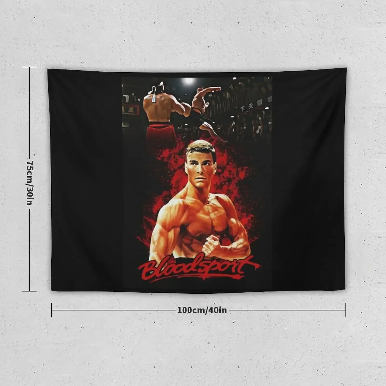 Gifts For Women Bloodsport Ver.5 Long Christmas Tapestry Wall Art Room Decorating Aesthetic Decoration For Rooms Tapestry